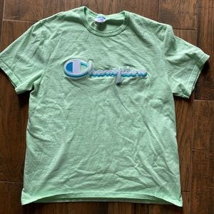 Vintage Champion (1969-1981) blue bar tag